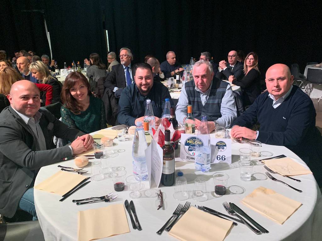 cena fratelli d'italia malpensafiere giorgia meloni
