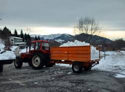 Forcora, la neve del “parcheggione” posata sulle piste