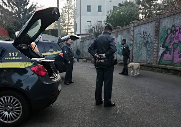 guardia di finanza cani antidroga saronno