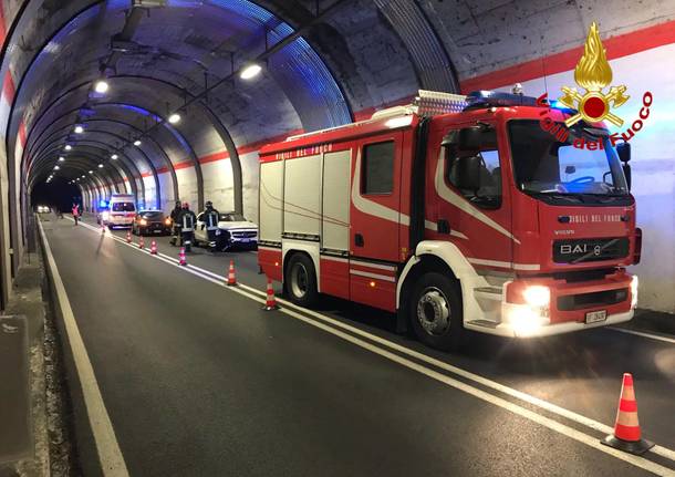 Incidente in galleria a Colmegna