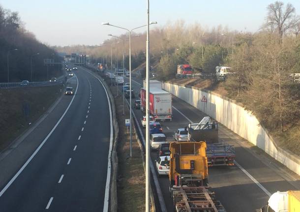 Incidente sulla 336, venerdì 15 febbraio