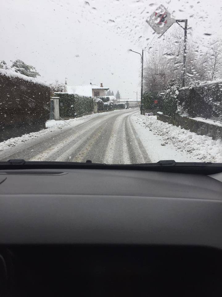 La neve del primo febbraio 2019
