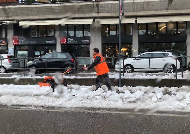 La neve del primo febbraio 2019