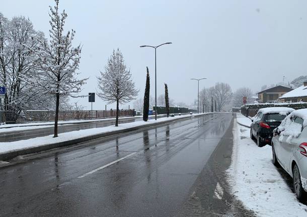 Neve, la situazione a Varese