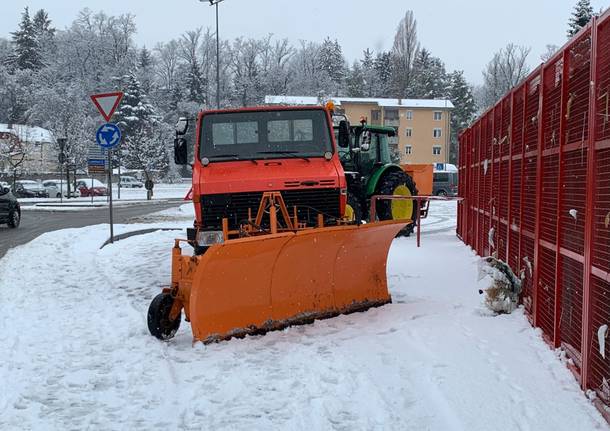 Le strade di Varese - neve del primo febbraio