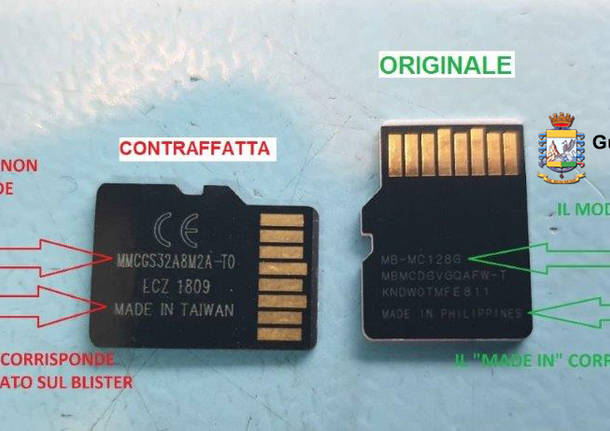 micro sd contraffatte