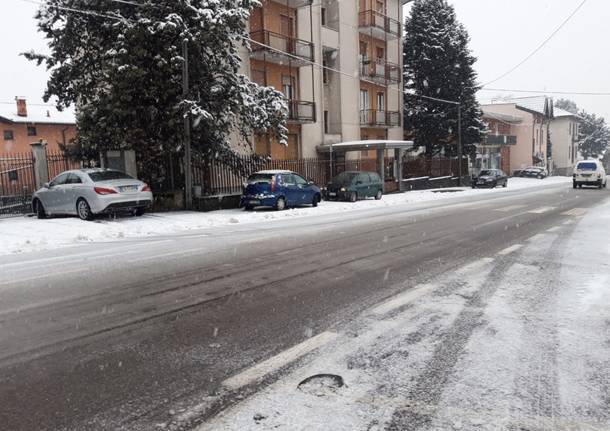 Neve nel tradatese, febbraio 2019