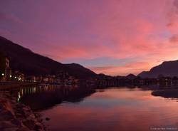 Tramonto a Porto Ceresio - foto di Gianpietro Toniolo