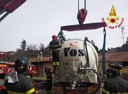 Autoarticolato bloccato al Piccolo Stelvio