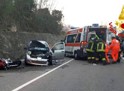 Brusimpiano - Incidente mortale sulla Sp61