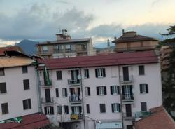 caduta del tetto del Circolino in via Sant'Imerio