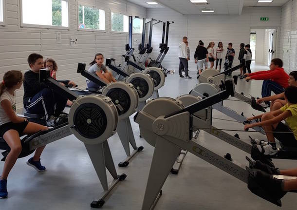 canottaggio a scuola luino remoergometro