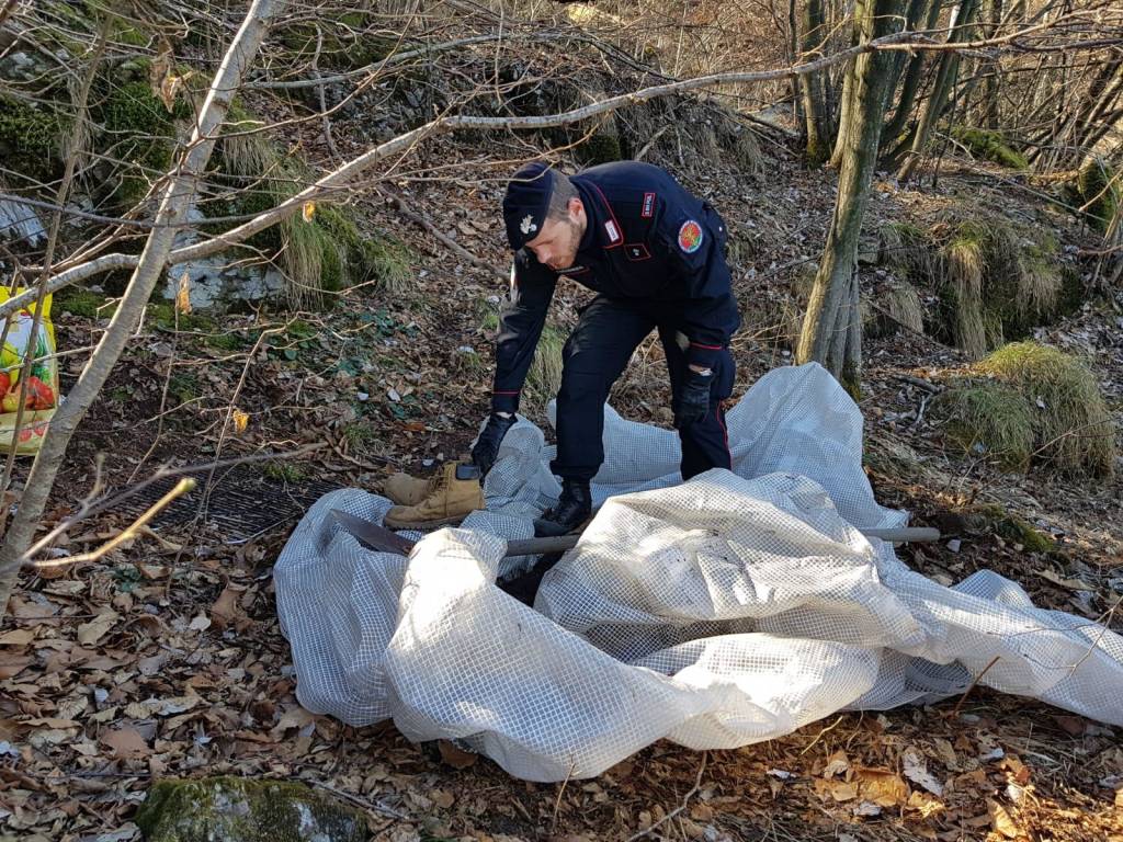 Il blitz nei boschi della droga, Nasca e Biviglione