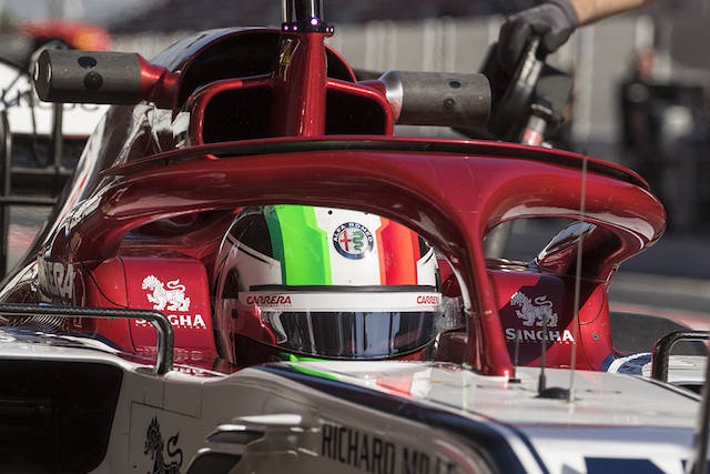 I nuovi bolidi di Formula Uno sul circuito di Barcellona