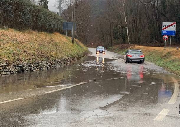 Allagata la provinciale della Rasa