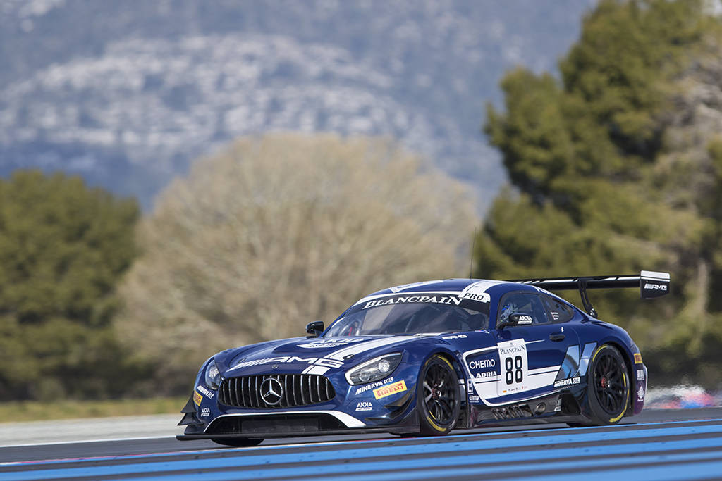 I test al Paul Ricard delle vetture delle Blancpain Series