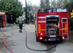 Incendio fienile a Ternate