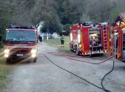 Incendio fienile a Ternate