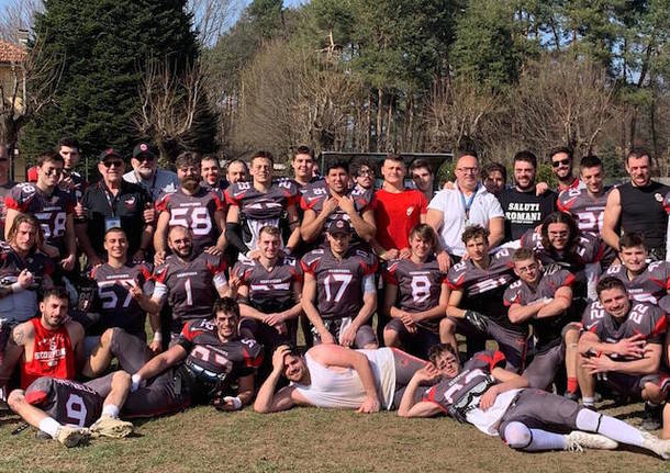 football americano skorpions varese 2019 - foto amanda deni rosso tibet