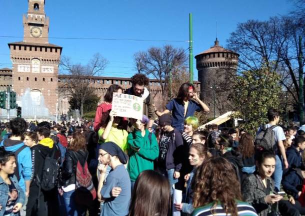 Friday for future, la manifestazione di Milano