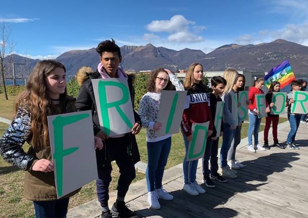 Gli alunni di Luino alla marcia per l'ambiente