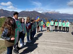 Gli alunni di Luino alla marcia per l'ambiente