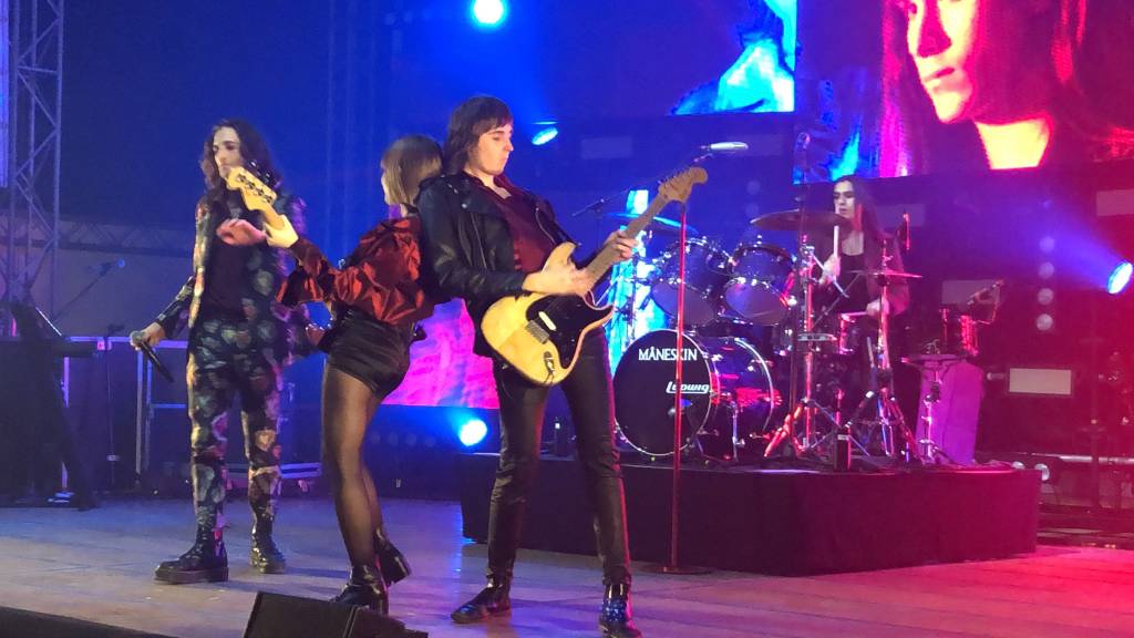 I Maneskin a Fontaneto 