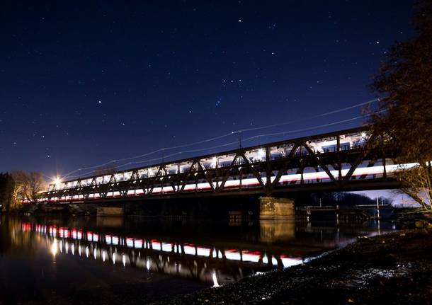 Il ponte sul Ticino a Sesto Calende luca verga