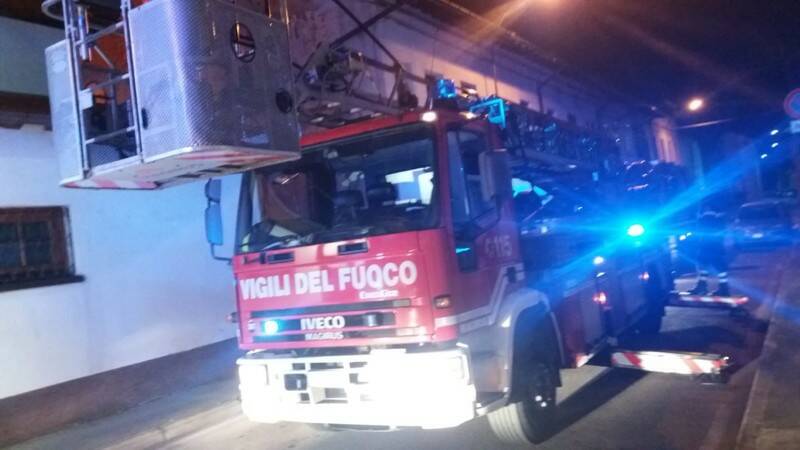 incendio nella notte a Parabiago  15 