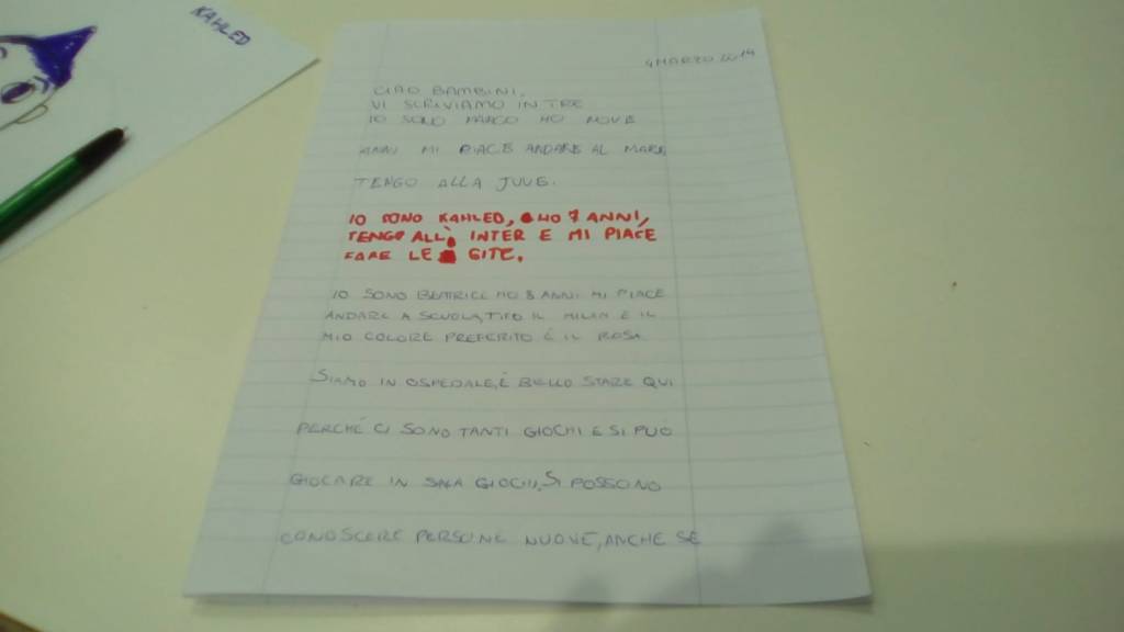 Lettere in pediatria