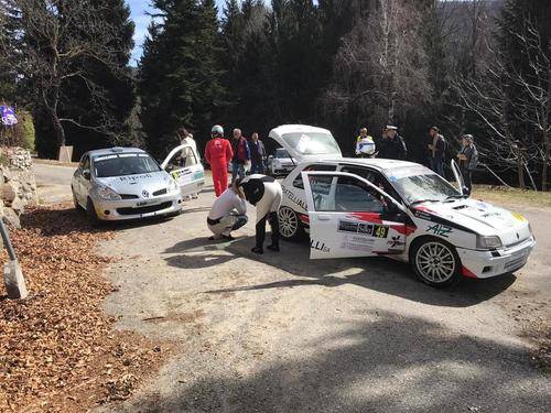 Rally dei Laghi, vetture all'assistenza