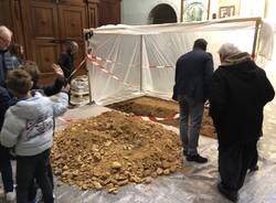 Scavi archeologici nella chiesa di Abbiate 