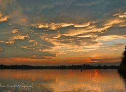 Tramonto al lago di Monate