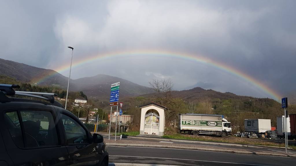 Arcobaleno a Germignaga