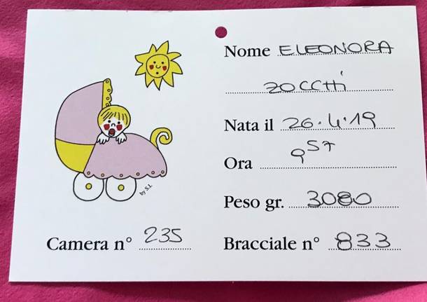 Benvenuta Eleonora!