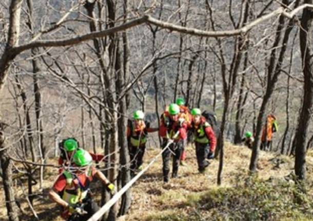 La maxi esercitazione del Soccorso alpino