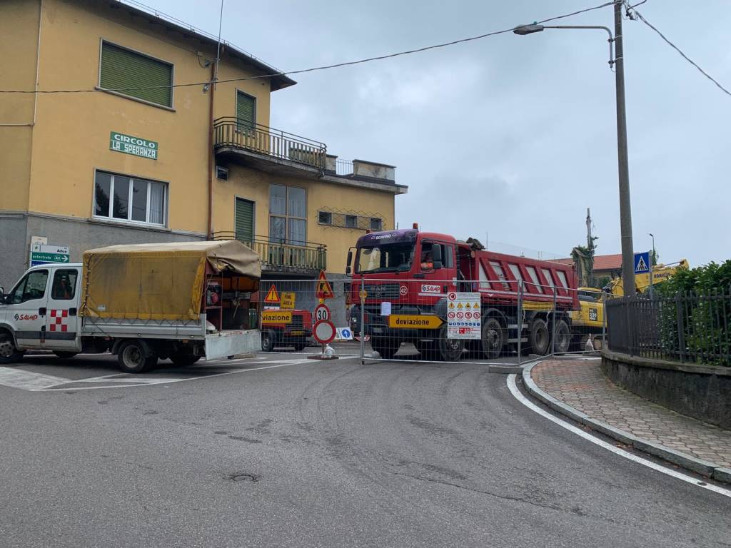 Ciclabile, cominciati i lavori a Schianno