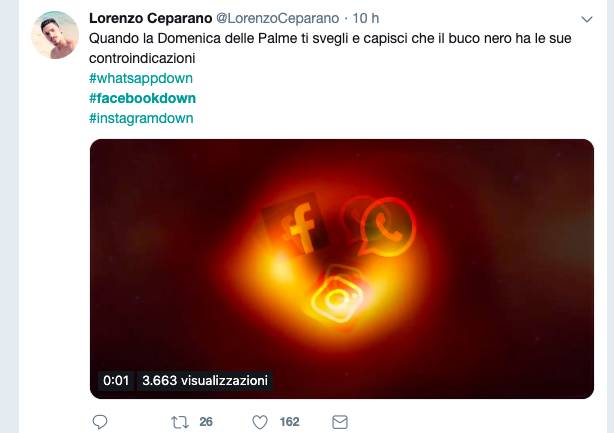 #facebookdown, i commenti su twitter