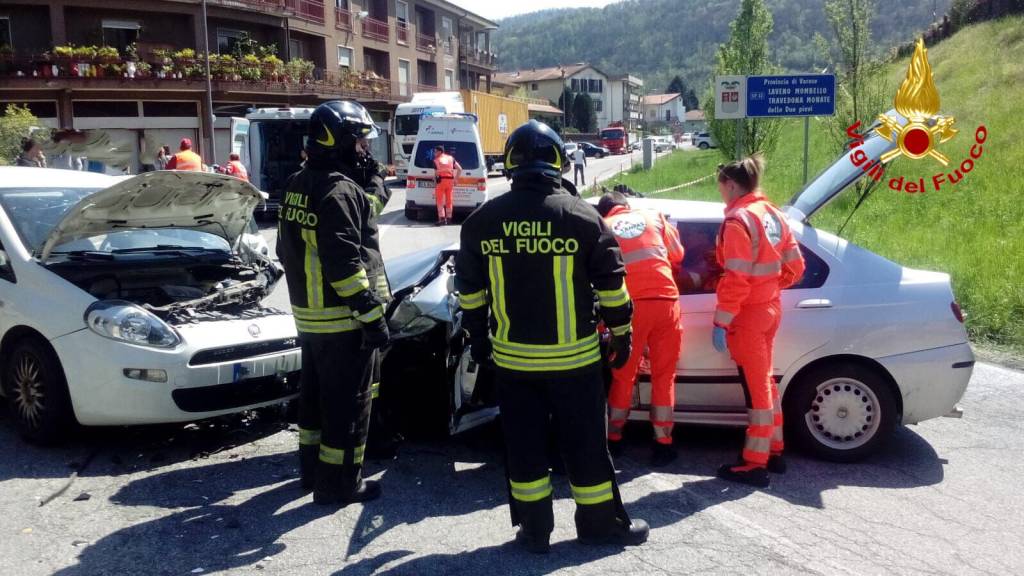 Frontale a Laveno Mombello