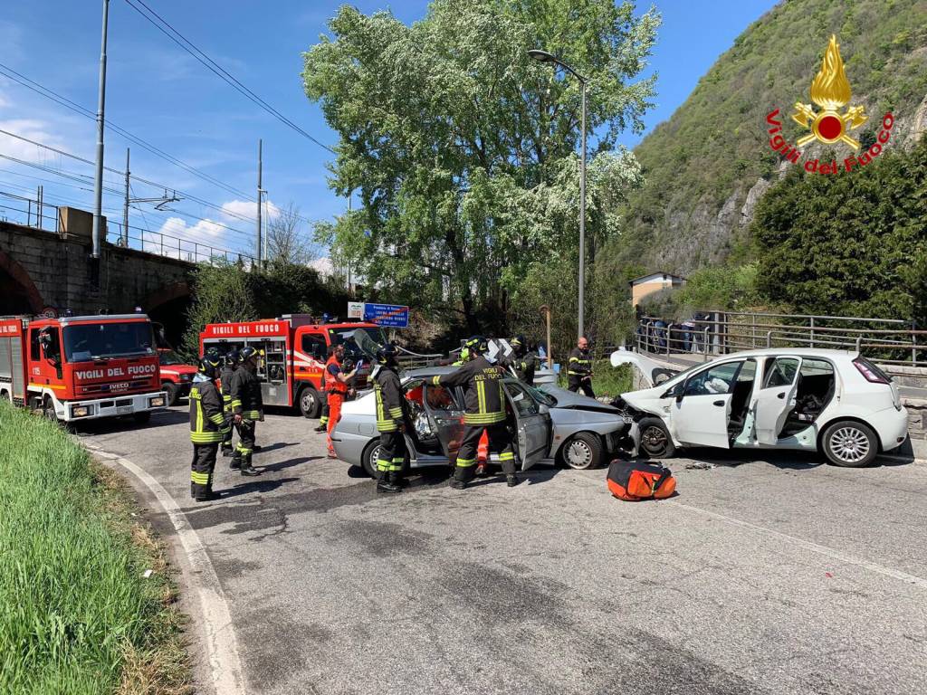 Frontale a Laveno Mombello