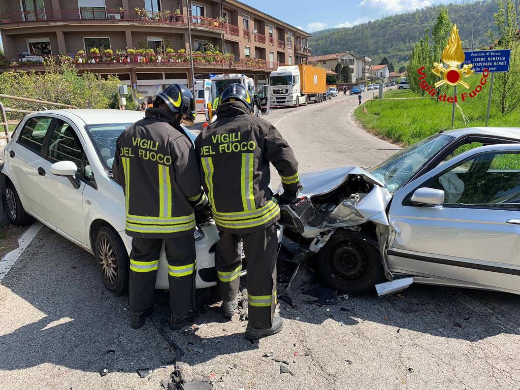 Frontale a Laveno Mombello