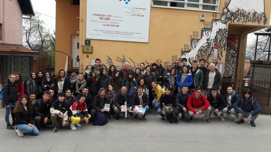 Gli studenti del Don Milani in Bosnia