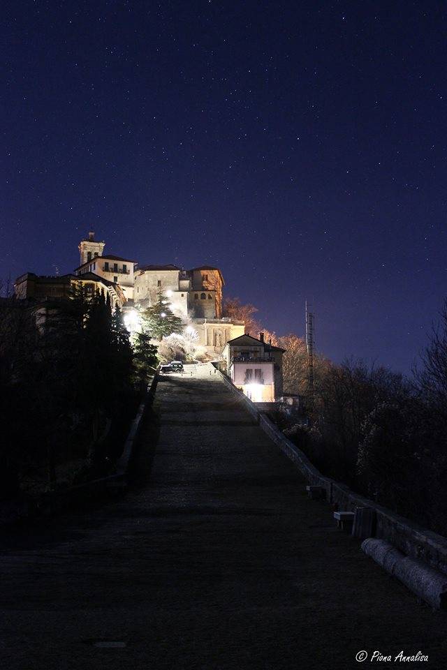 Il Sacro Monte di notte 