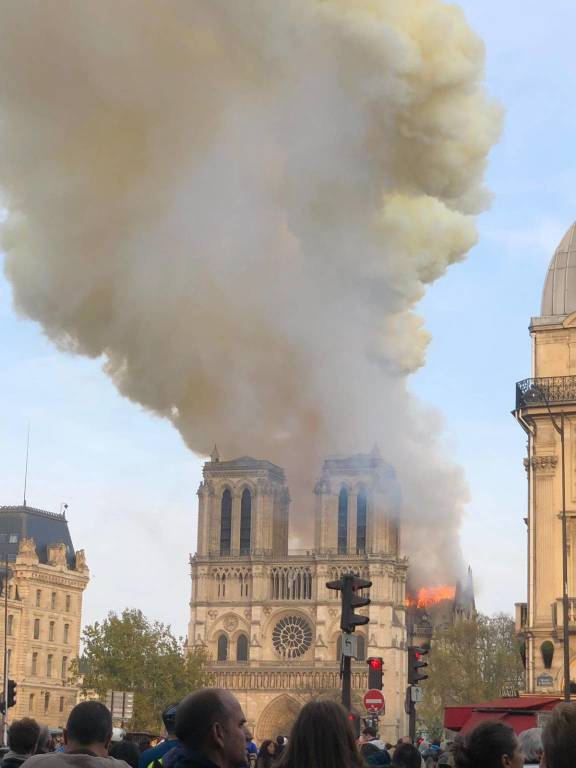 Incendio alla Cattedrale di Notre Dame di Parigi - 2