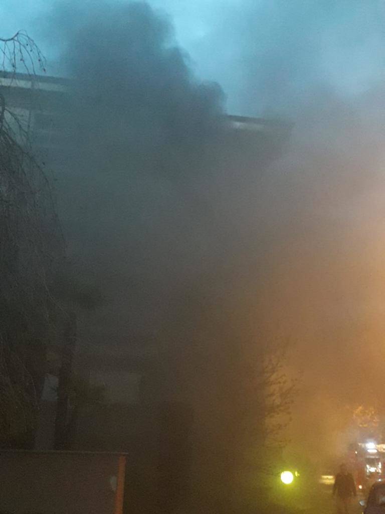 Incendio alla Verbanetta