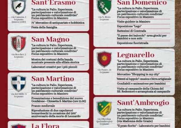 Manieri Aperti, le contrade si aprono alla città