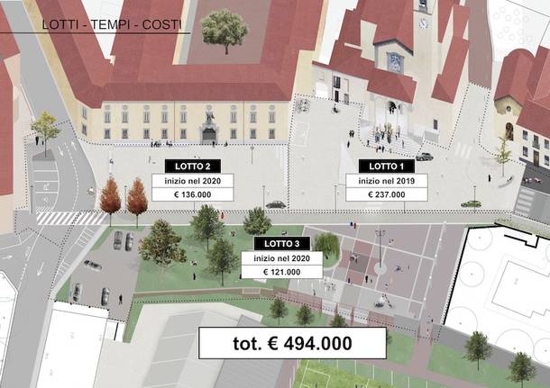 progetto nuova piazza albizzate