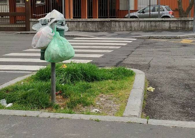 Rifiuti abbandonati cerro  maggiore  5 