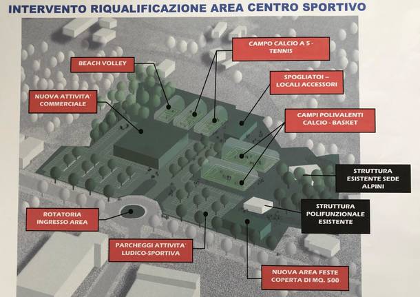 riqualificazione centro sportivo mornago