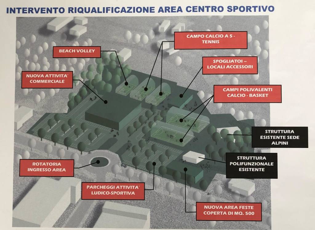 riqualificazione centro sportivo mornago